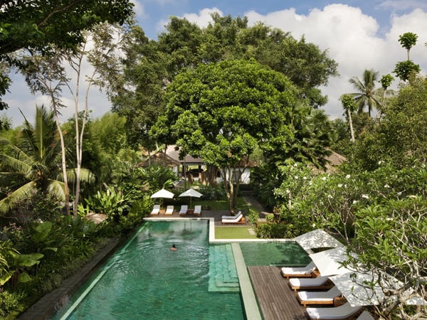 the pool at COMO Uma Ubud