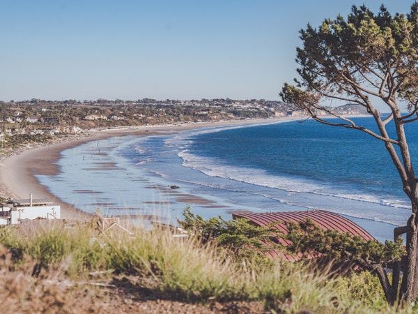a scenic view of Zuma Beach, Malibu