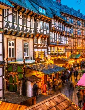 advent in the old town of Goslar, Germany