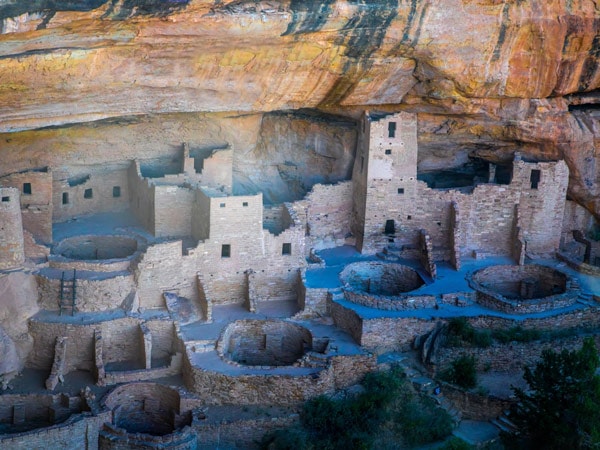 cliff dwellings at Mesa Verde National Park, Colorado, USA