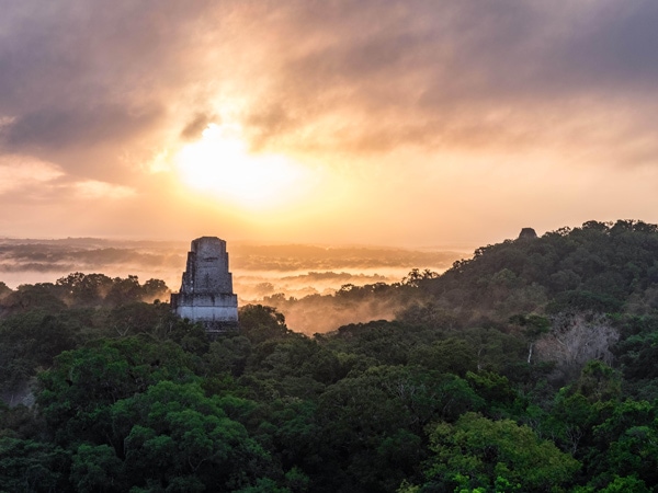 Temples of Tikal, El Petén, Guatemala