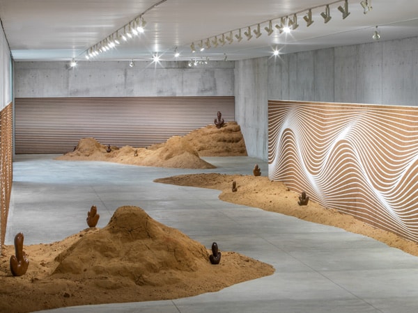 art exhibitions at Casa Wabi in Oaxaco Coast, Mexico