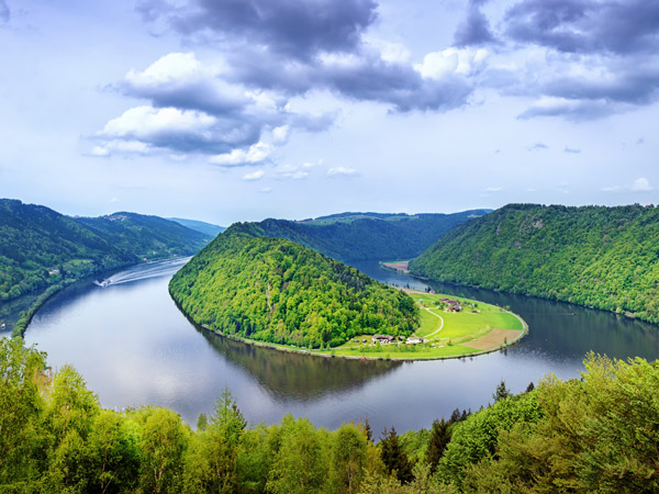 the peaceful Danube River