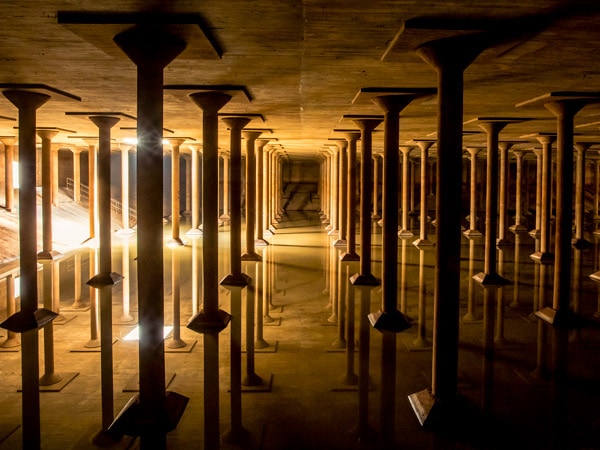 the Buffalo Bayou Park Cistern, Houston, USA