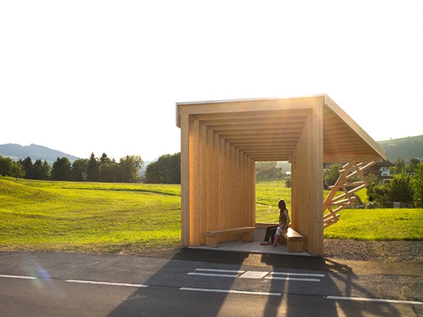 Bus stop Glatzegg Krumbach