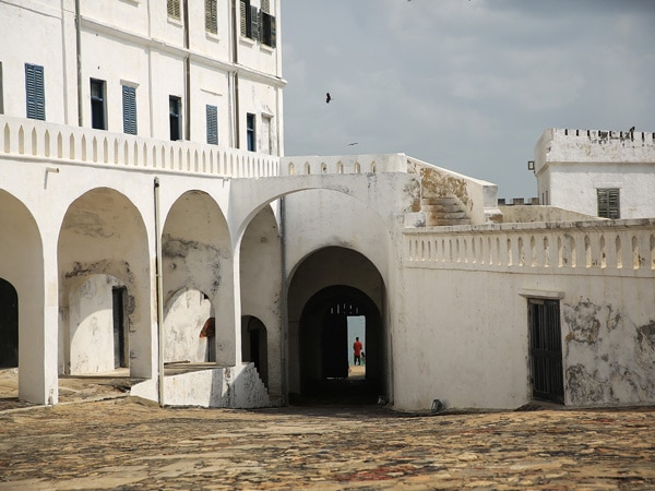 the Cape Coast Castle in Ghana