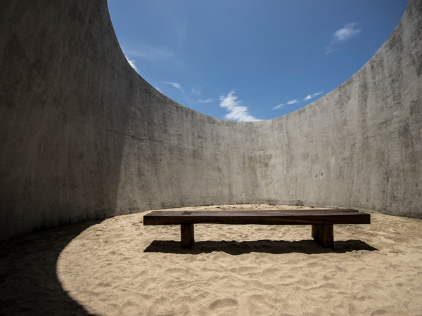 the observatory at Casa Wabi in Oaxaco Coast, Mexico