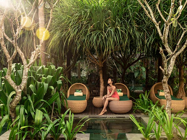 Hotel Indigo Bali Seminyak Beach secret garden