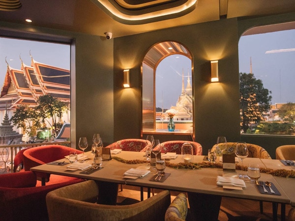 elegant dining at Nusara