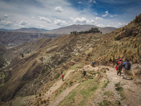 hiking through The Great Inca Road, Colombia and Chile