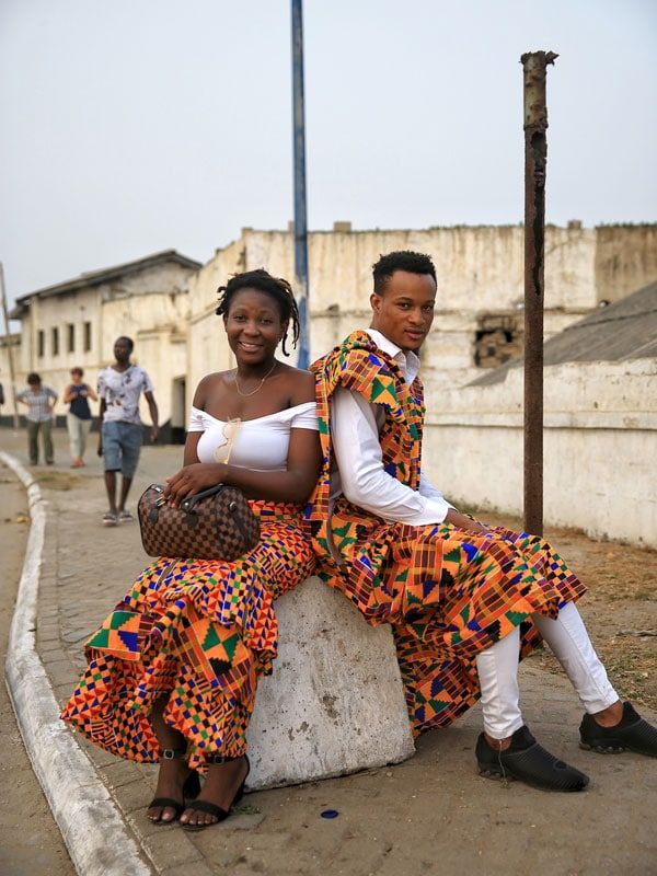 a couple in Jamestown, Accra, Ghana
