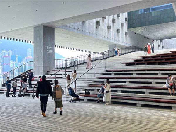 the Horizon Terrace at M+, West Kowloon, Hong Kong