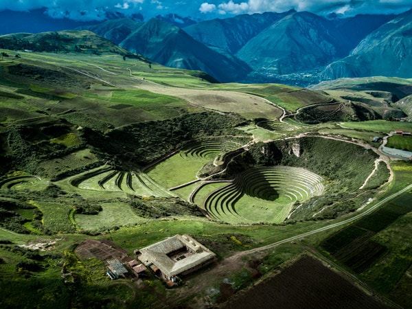 the exterior of Mil CentroMoray, Peru