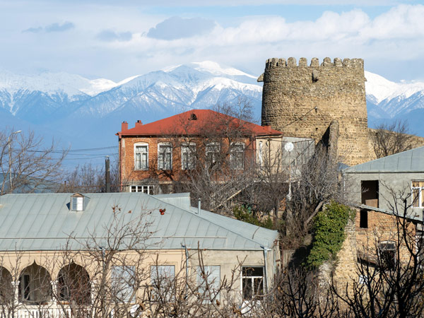 the Sighnaghi town in Georgia