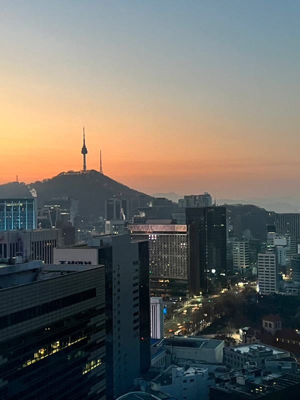 the view to NamsanTower