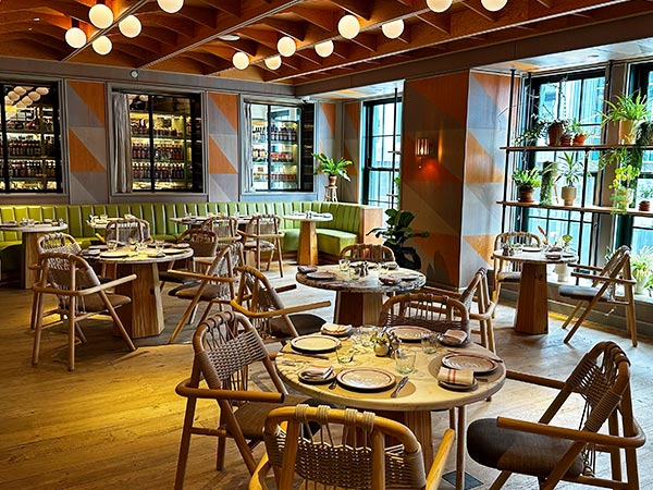 abcV restaurant at Tin Building, New York City