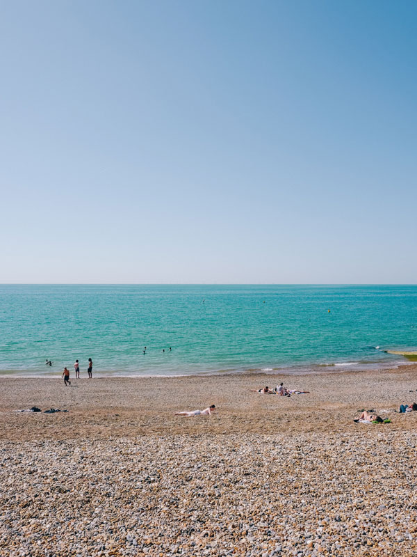 the beachfront in Brighton
