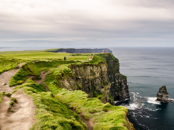 a scenic view of the Cliffs of Moher