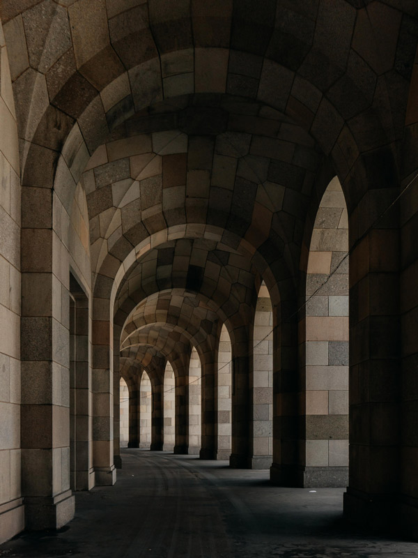 the historic hallway of Documentation Centre, Nuremberg