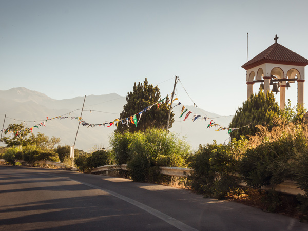 driving in Northern Crete
