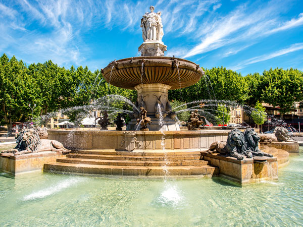 the Fontaine de la Rotonde in Aix-en-Provence