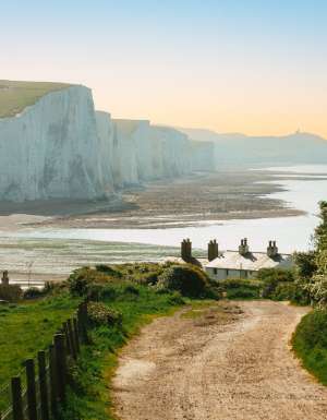 South Downs National Park Seven Sisters Cliffs at Cuckmere Haven