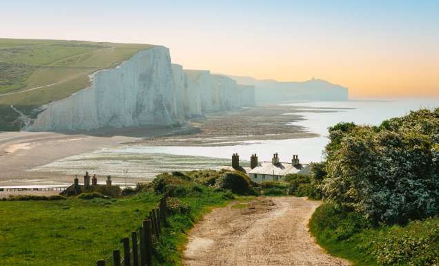 South Downs National Park Seven Sisters Cliffs at Cuckmere Haven