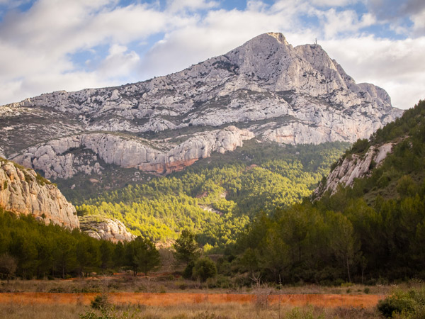 the Sainte Victoire Mountain, Southern France