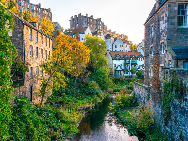 Water of Leith in Edinburgh's Dean Village