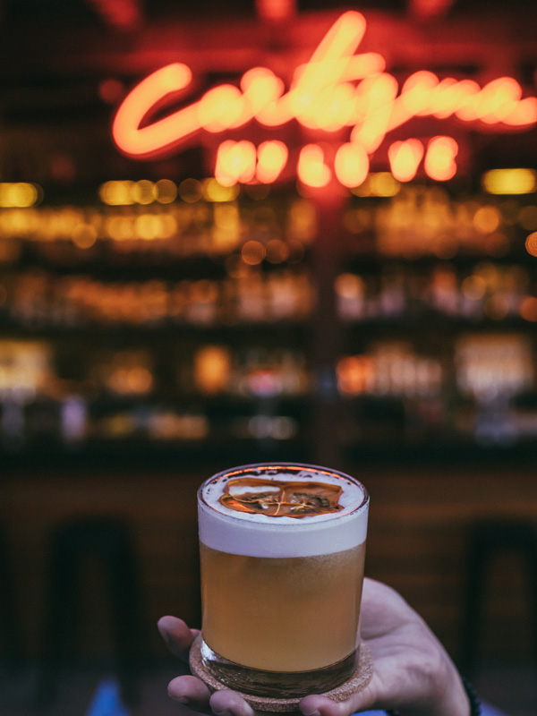 cocktail at Alquímico, Cartagena