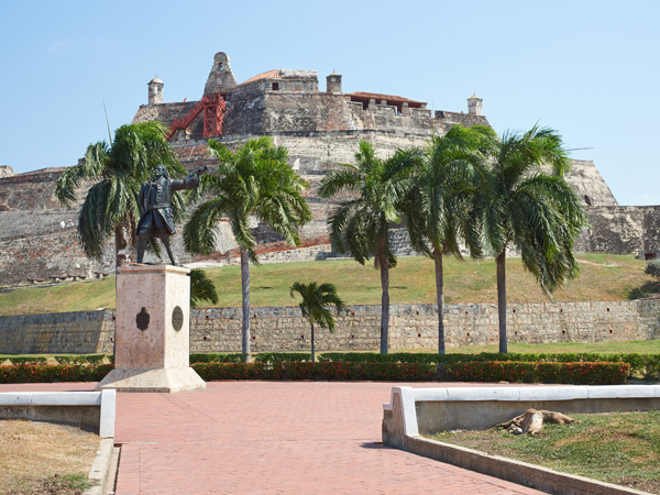 the exterior of Castillo de San Felipe de Barajas