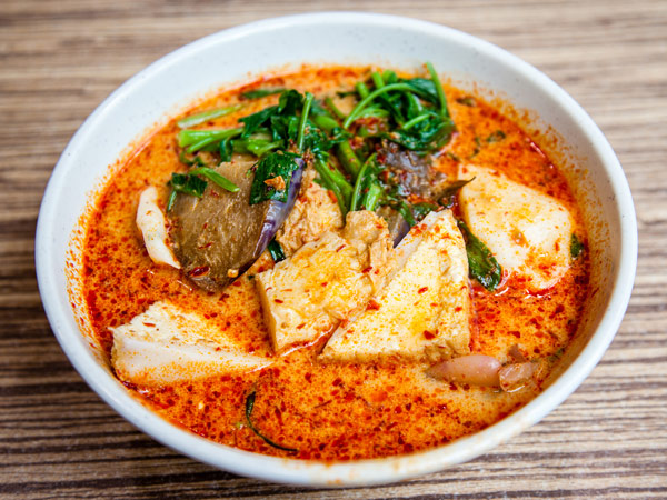 a Laksa dish in Malaysia