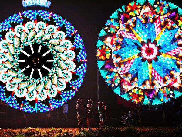 Giant Lantern Festival in Pampanga City, Philippines