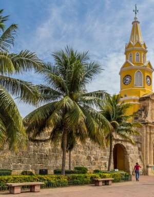 the Torre del Reloj in Cartagena