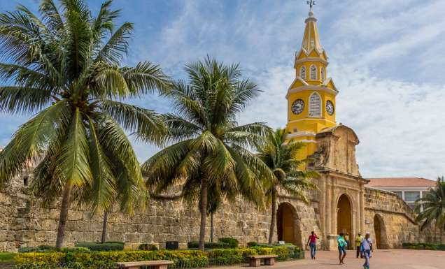 the Torre del Reloj in Cartagena