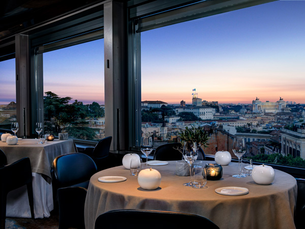 the La Terrazza Restaurant at Hotel Eden Roma