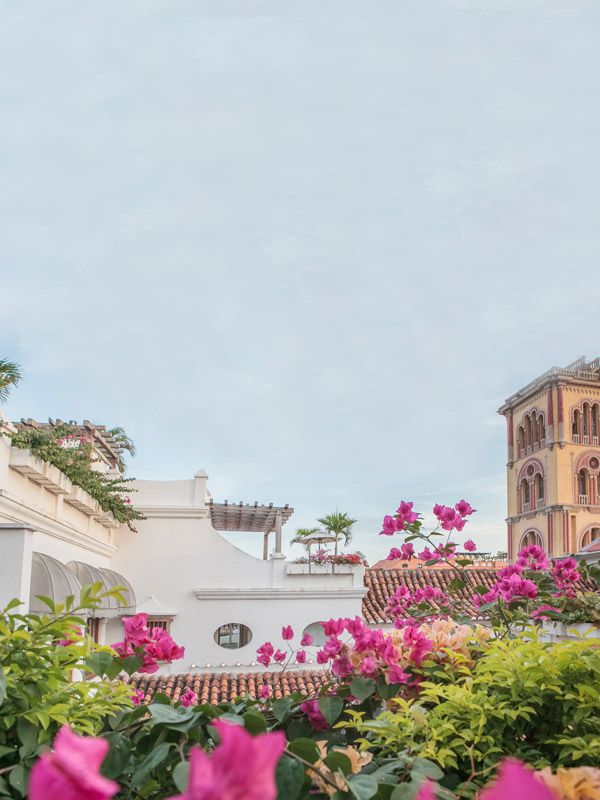 the exterior of Casa San Agustin in Cartagena