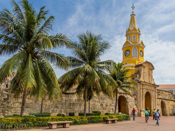 the Torre del Reloj in Cartagena