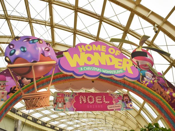 the home of wonder entrance at Noel Bazaar 2023, Okada Manila