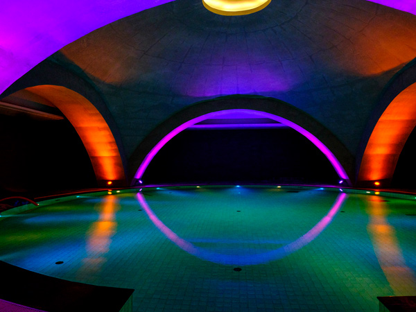 aqua therapy at WE Health Resort, Jeju Island, South Korea
