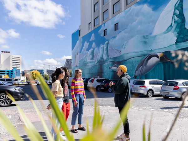 a street art tour with Watch This Space, Christchurch