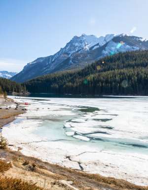 the Two Jack Lake in Banff National Park