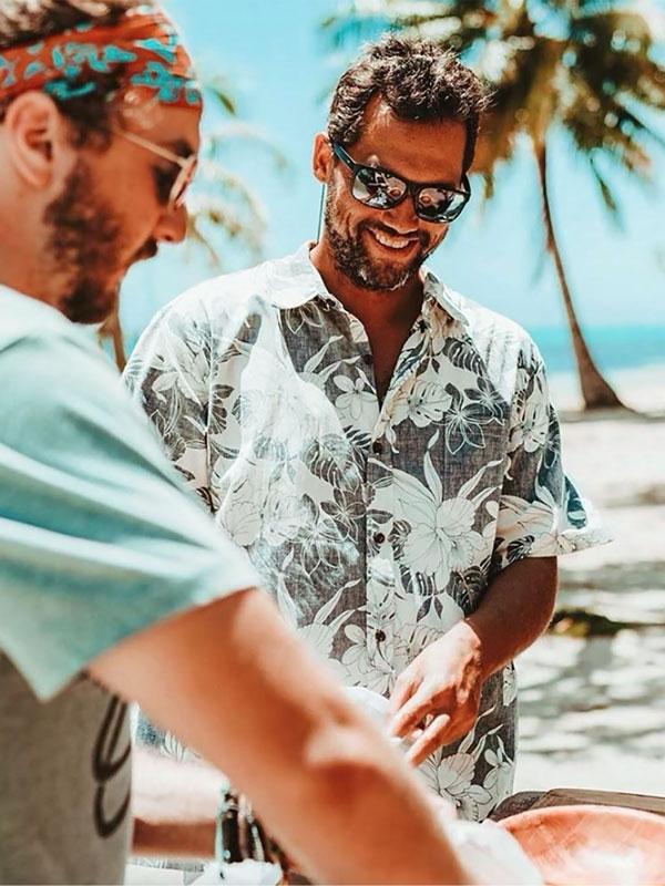 the tour guide in Tahiti, Heimata Hall