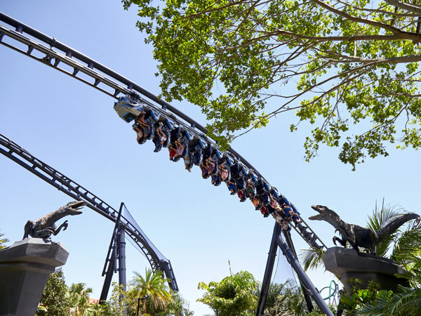 Jurassic World VelociCoaster at Universal Islands of Adventure in Orlando