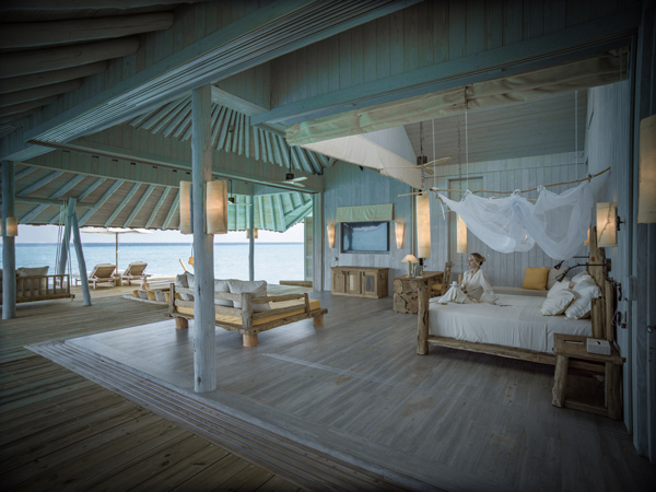 a room in Maldives