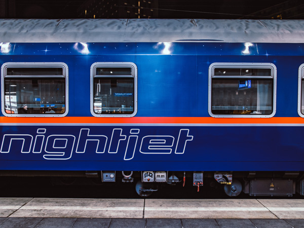 a Nightjet sleeper train