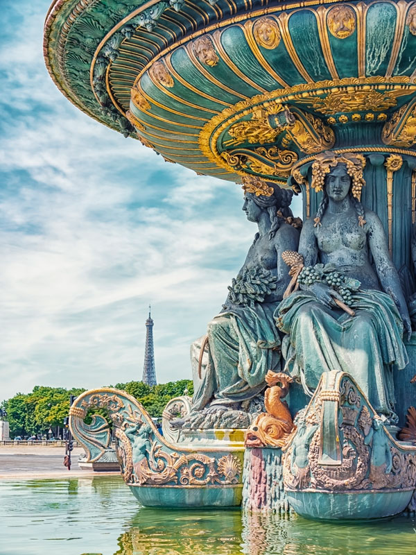 the Fontaines de la Concorde in Paris
