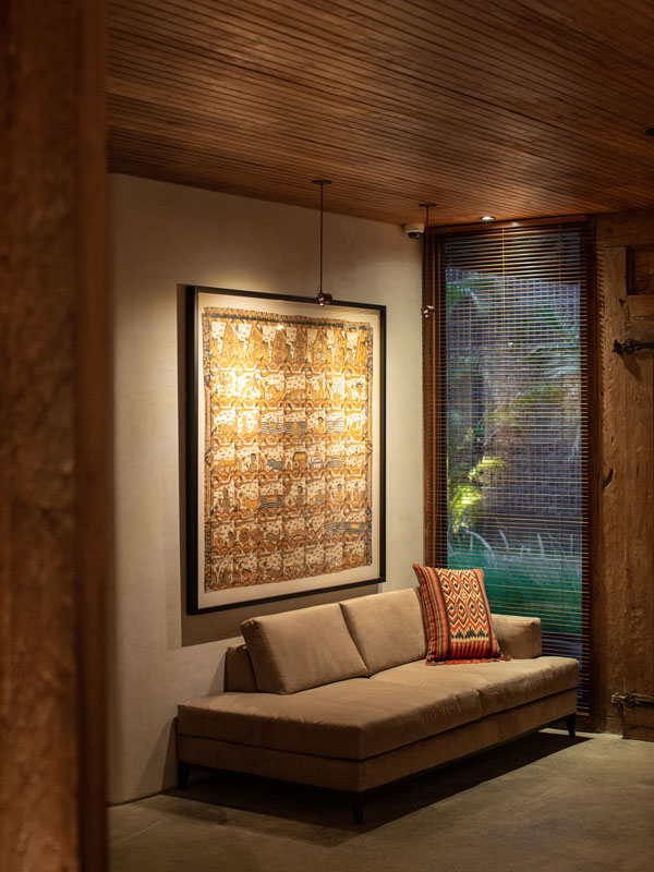 the Asa Maia lobby in Uluwatu, Bali