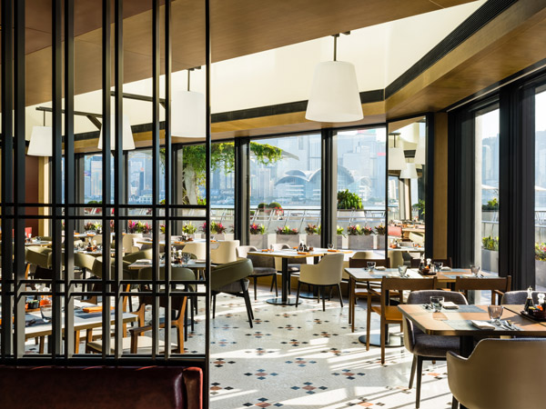 the restaurant at Regent Hong Kong