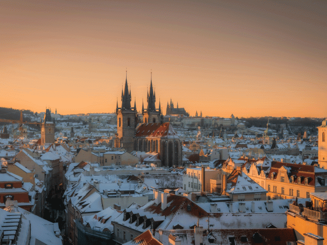 prague snow